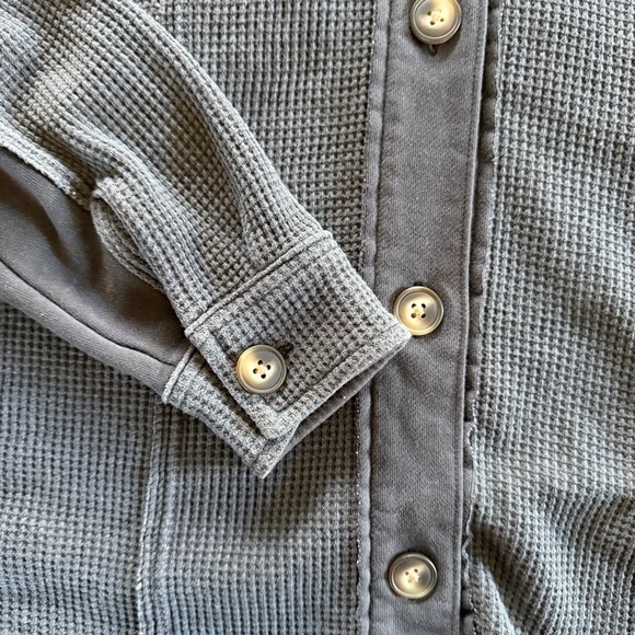 American Eagle Dark Gray Hooded Sweater Size XS - Picture 3 of 6